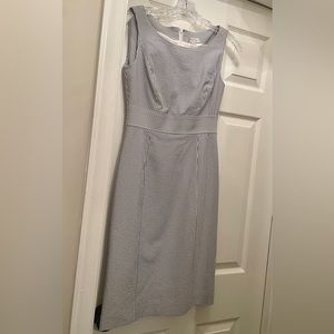 Tahari seersucker sheath dress